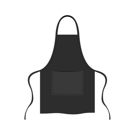 Kitchen stylish apron vector design illustration isolated on white backgroundのイラスト素材