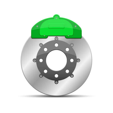 Brake disk vector design illustration isolated on white backgroundのイラスト素材