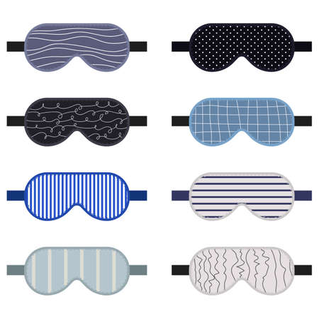 Sleeping mask vector design illustration isolated on white backgroundのイラスト素材