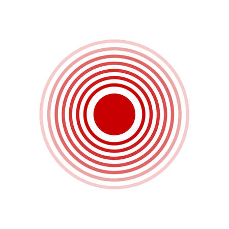 Pain circles vector design illustration isolated on white backgroundのイラスト素材