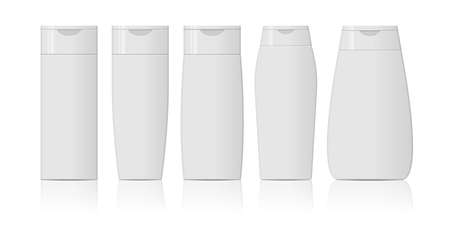 Shampoo bottle vector design illustration isolated on white backgroundのイラスト素材