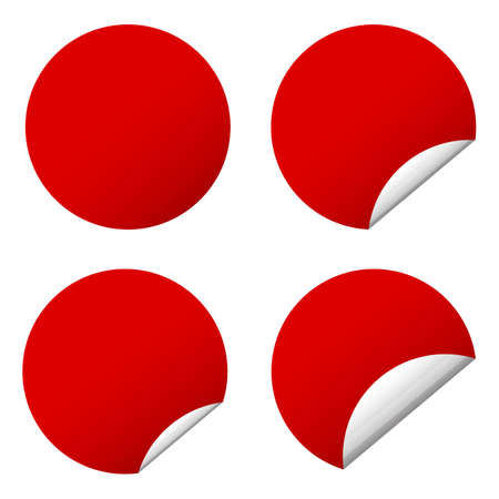 Adhesive stickers vector design illustration isolated on white backgroundのイラスト素材