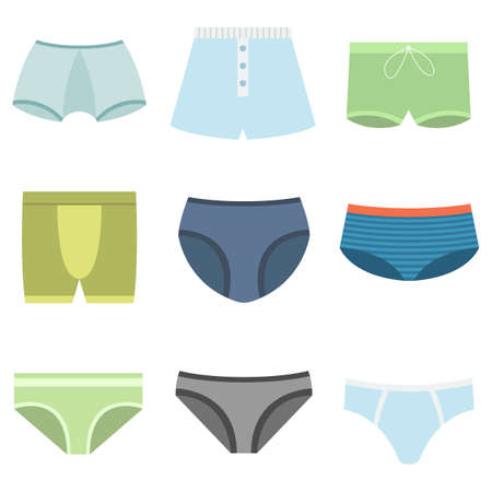 Men underpants vector design illustration isolated on white backgroundのイラスト素材