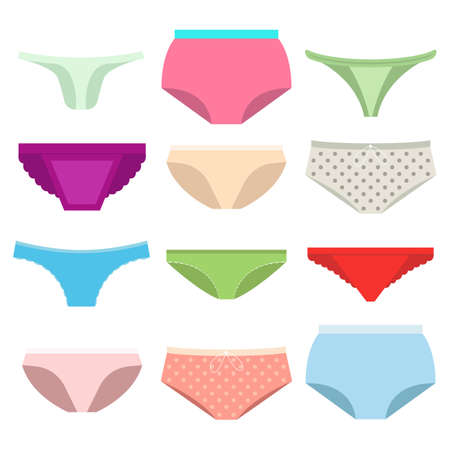 Women underpants vector design illustration isolated on white backgroundのイラスト素材