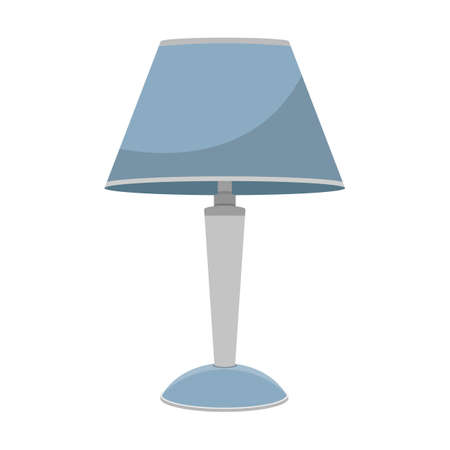 Table lamp vector design illustration isolated on white backgroundのイラスト素材