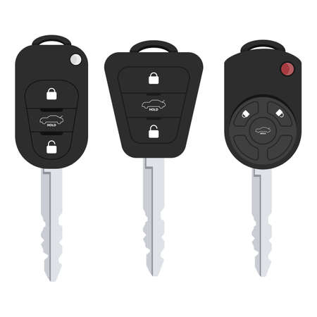 Car key vector design illustration isolated on white backgroundのイラスト素材