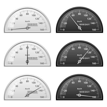 Speedometer vector design illustration isolated on white backgroundのイラスト素材