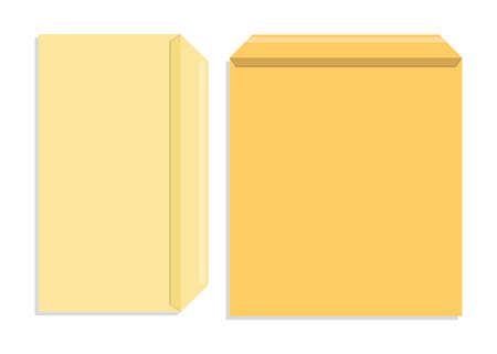 Envelope vector design illustration isolated on white backgroundのイラスト素材