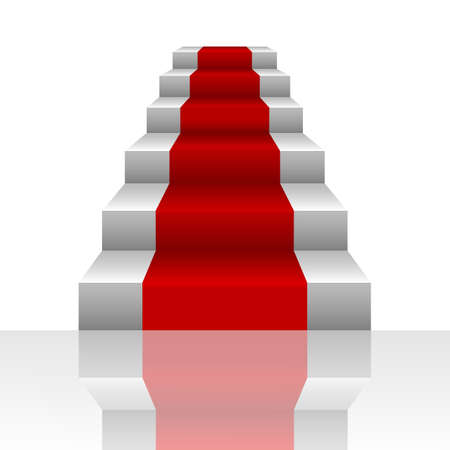 Stairs vector design illustration isolated on white backgroundのイラスト素材