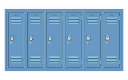 School locker vector design illustration isolated on white backgroundのイラスト素材