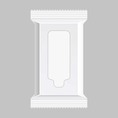 Wet wipes mock up template vector design illustrationのイラスト素材