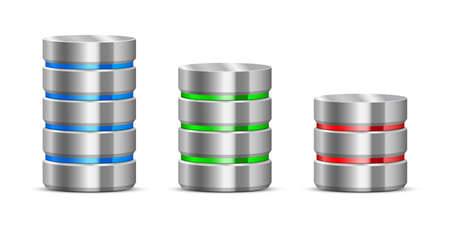 Data server vector design illustration isolated on backgroundのイラスト素材