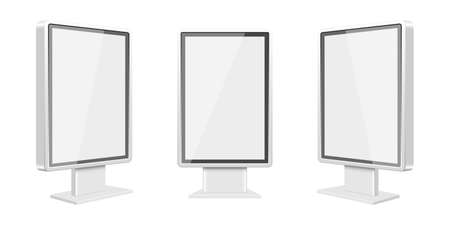 Light box template vector design illustration isolated on white backgroundのイラスト素材