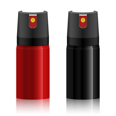 Pepper spray vector design illustration isolated on white backgroundのイラスト素材