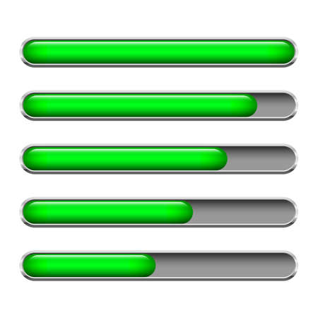 Loading bar vector design illustration isolated on white background