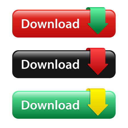Download button vector design illustration isolated on white background