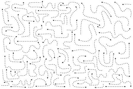 Hand drawn arrow set vector design illustration isolated on white backgroundのイラスト素材