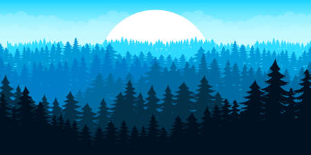 Mountain beautiful landscape background vector design illustrationのイラスト素材