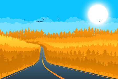 Mountain beautiful landscape background vector design illustrationのイラスト素材