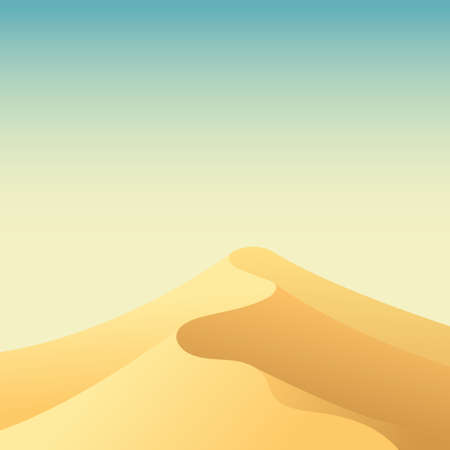 Desert landscape background vector design illustrationのイラスト素材