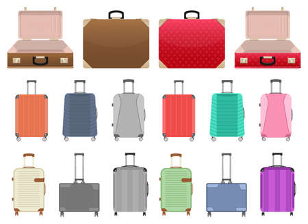 Suitcase vector design illustration isolated on white backgroundのイラスト素材