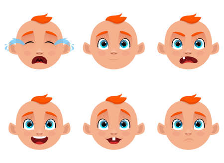 Cute baby vector design illustration isolated on white backgroundのイラスト素材