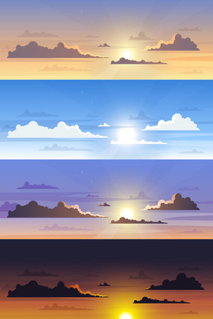 Sky background vector design illustrationの写真素材