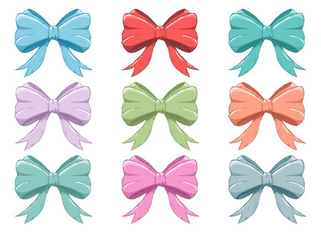 Bow tie vector design illustration isolated on white backgroundのイラスト素材