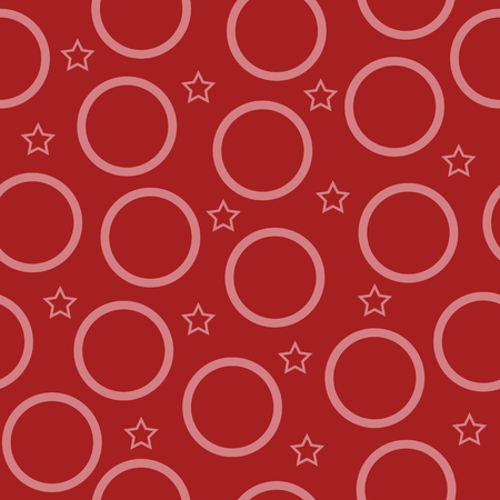 Vector Circle and star shape seamless pattern background. Surface pattern design perfect for any surface like wallpaper, fabric, gift wrap, scrap booking and many more surface.のイラスト素材