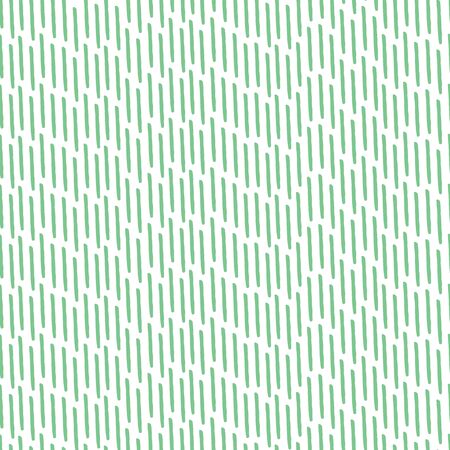 Green pastel color stripes on white base vector seamless pattern background. Great use for fabric,...