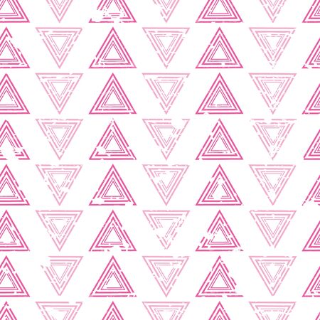 Vector pastel pink abstract triangle shape withのイラスト素材