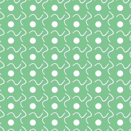 Vector geometric pastel green and white circleのイラスト素材