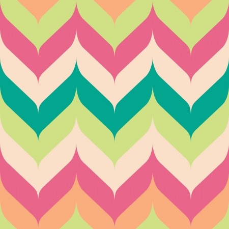 Seamless chevron background pattern with pointed and rounded edges のイラスト素材