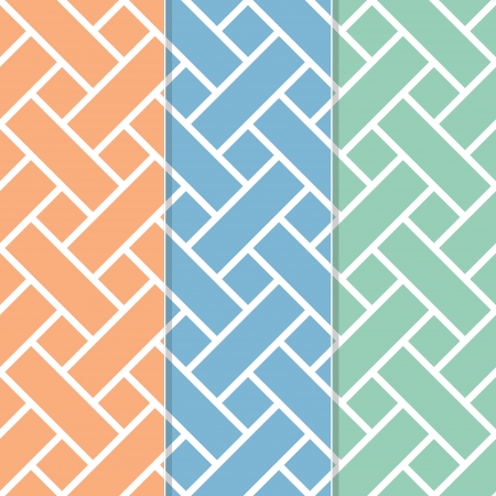 Seamless Basket Weave Background Pattern のイラスト素材