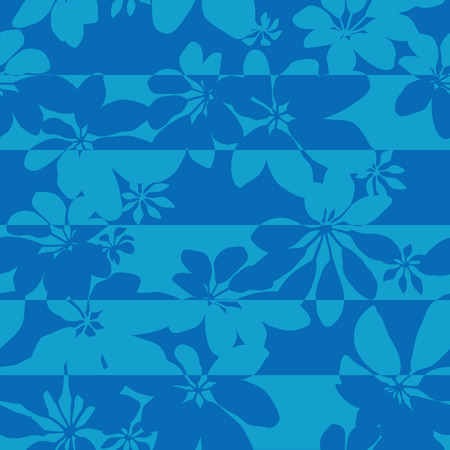 Lucky Stripe Pop Botanical Seamless Background Patternのイラスト素材