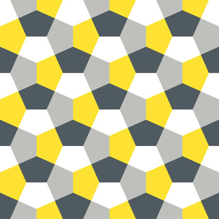 Hexagon Paper Fold Seamless Background Patternのイラスト素材