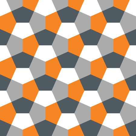 Hexagon Paper Fold Seamless Background Patternのイラスト素材