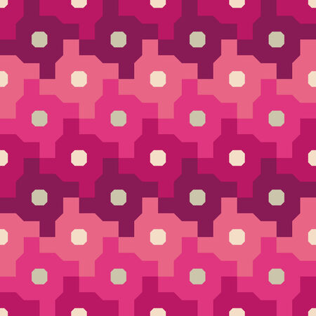 Interlocking Cross Wheel Seamless Background Pattern のイラスト素材