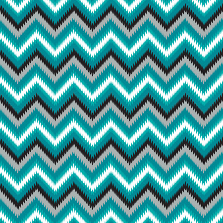 Seamless Retro Modern Chevron Ikat Background Pattern のイラスト素材