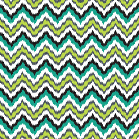 Seamless Retro Modern Chevron Ikat Background Pattern のイラスト素材