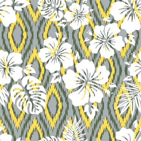 Tropical Shirt Seamless Background Patternのイラスト素材