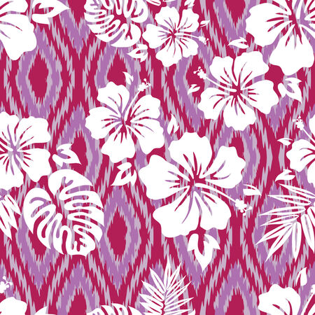 Tropical Shirt Seamless Background Patternのイラスト素材