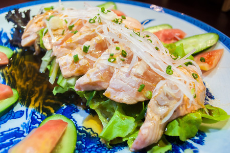 Smoked Salmon Saladの写真素材