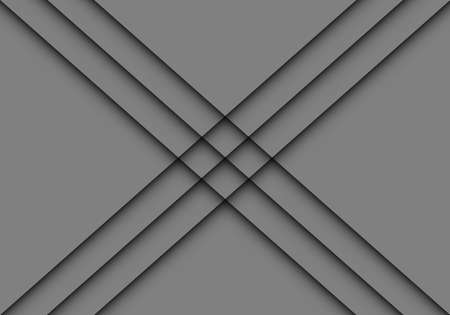 Abstract lines diagonal gradient overlap style on gray design modern background vector illustration.のイラスト素材