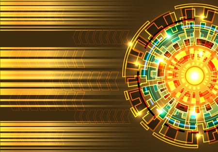 Abstract futuristic technology design modern futuristic background vector illustration.のイラスト素材