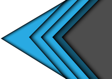 Abstract blue arrow speed gray on white design futuristic background vector illustration.のイラスト素材