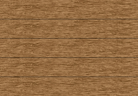 Realistic brown wood board pattern for vintage background texture vector illustration.のイラスト素材