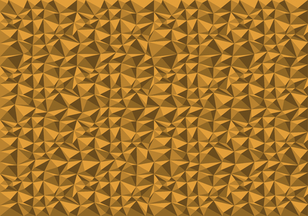 Abstract yellow polygon pattern background texture vector illustration.のイラスト素材