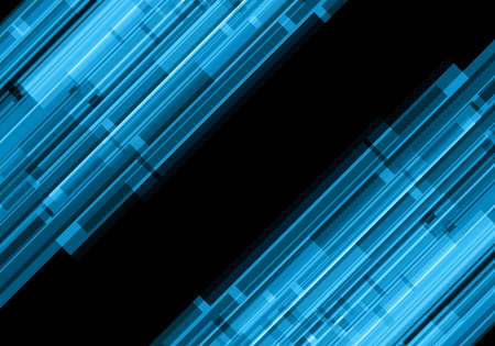 Abstract blue line effect technology design modern futuristic background vector illustration.