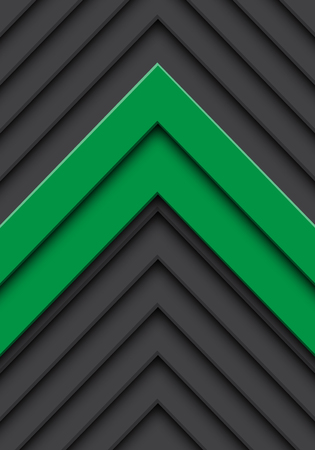Abstract double green arrow gray pattern direction design modern futuristic background vector illustration.のイラスト素材